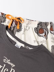 Vanilla Underground Grey Disney The Jungle Book Short Sleeve Long Leg Pyjamas Set - Image 5 of 6