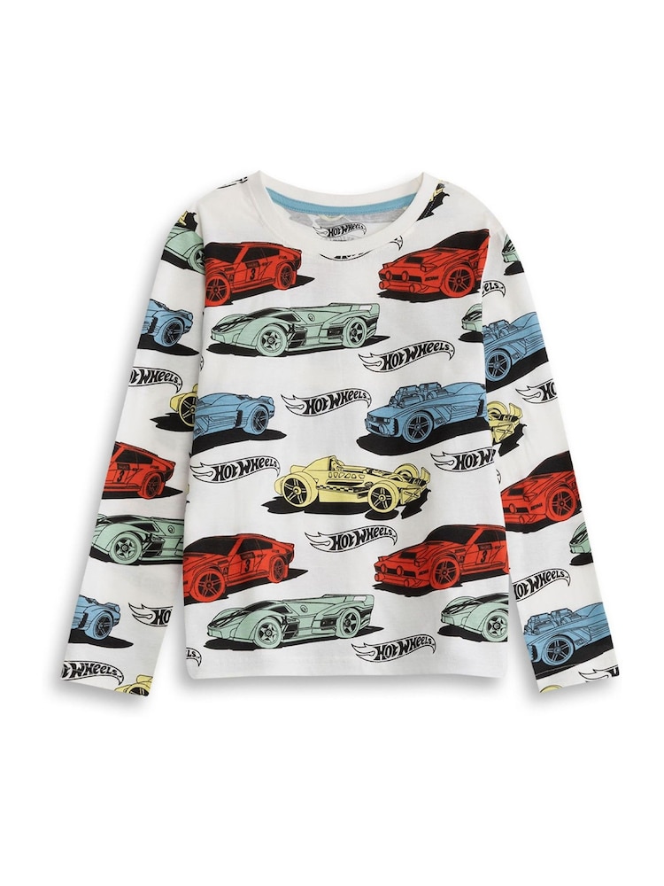 Vanilla Underground Hot Wheels Multi-Pack of 2 Long Sleeve Long Leg Pyjamas Set - صورة 2 من 6 Vanilla Underground Hot Wheels Multi-Pack of 2 Long Sleeve Long Leg Pyjamas Set - صورة 2 من 6