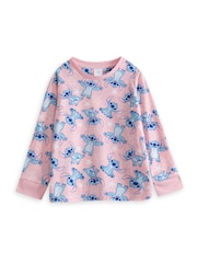 Vanilla Underground Pink Lilo & Stitch 3 Piece Long Sleeve Long Leg Pyjamas Set - Image 4 of 6