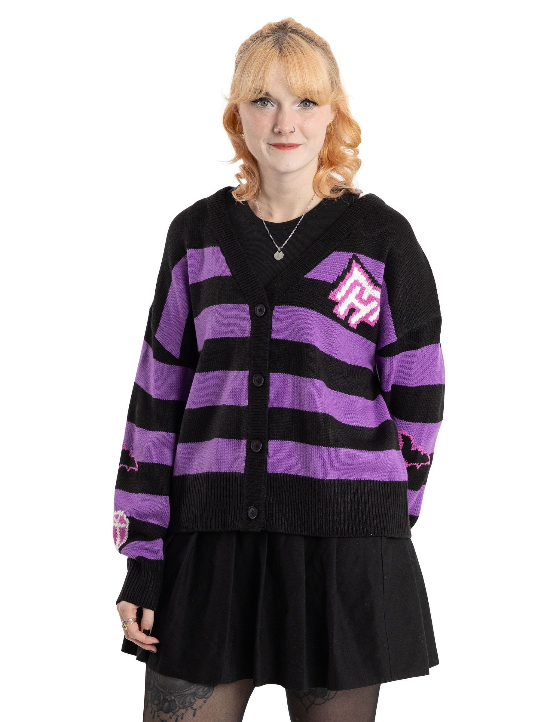 Buy Vanilla Underground Purple Monster High Alumni Cardigan from