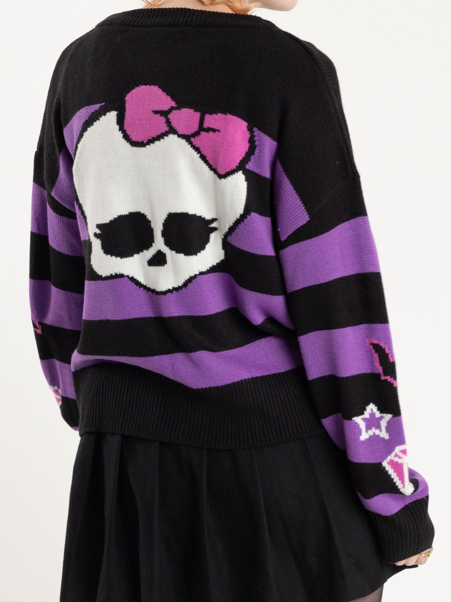 Buy Vanilla Underground Purple Monster High Alumni Cardigan from