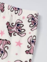 Vanilla Underground Pink Lilo & Stitch Angel Fleece Long Sleeve Long Leg Pyjama Set - Image 6 of 6
