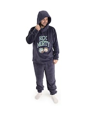 طقم بيجامة برِجل طويلة وكُم طويل بتصميم شخصيتَي Rick And Morty من Vanilla Underground - صورة 2 من 8