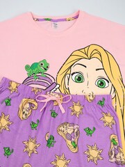 Vanilla Underground Pink Disney Tangled Short Sleeve Long Leg Pyjamas Set - Image 3 of 5