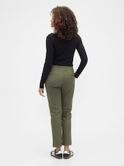 Verde - Chinos de tiro medio Downtown de Gap - Imagen 3 de 6