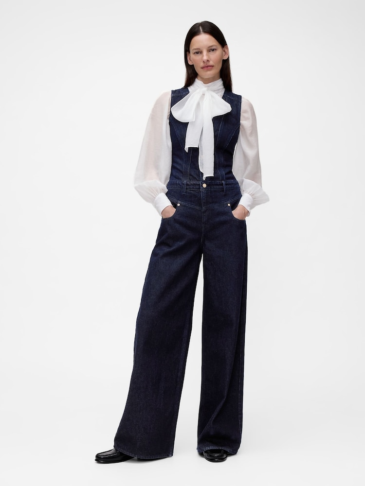 GapStudio Blue Denim Jumpsuit - Image 1 of 5 GapStudio Blue Denim Jumpsuit - Image 1 of 5