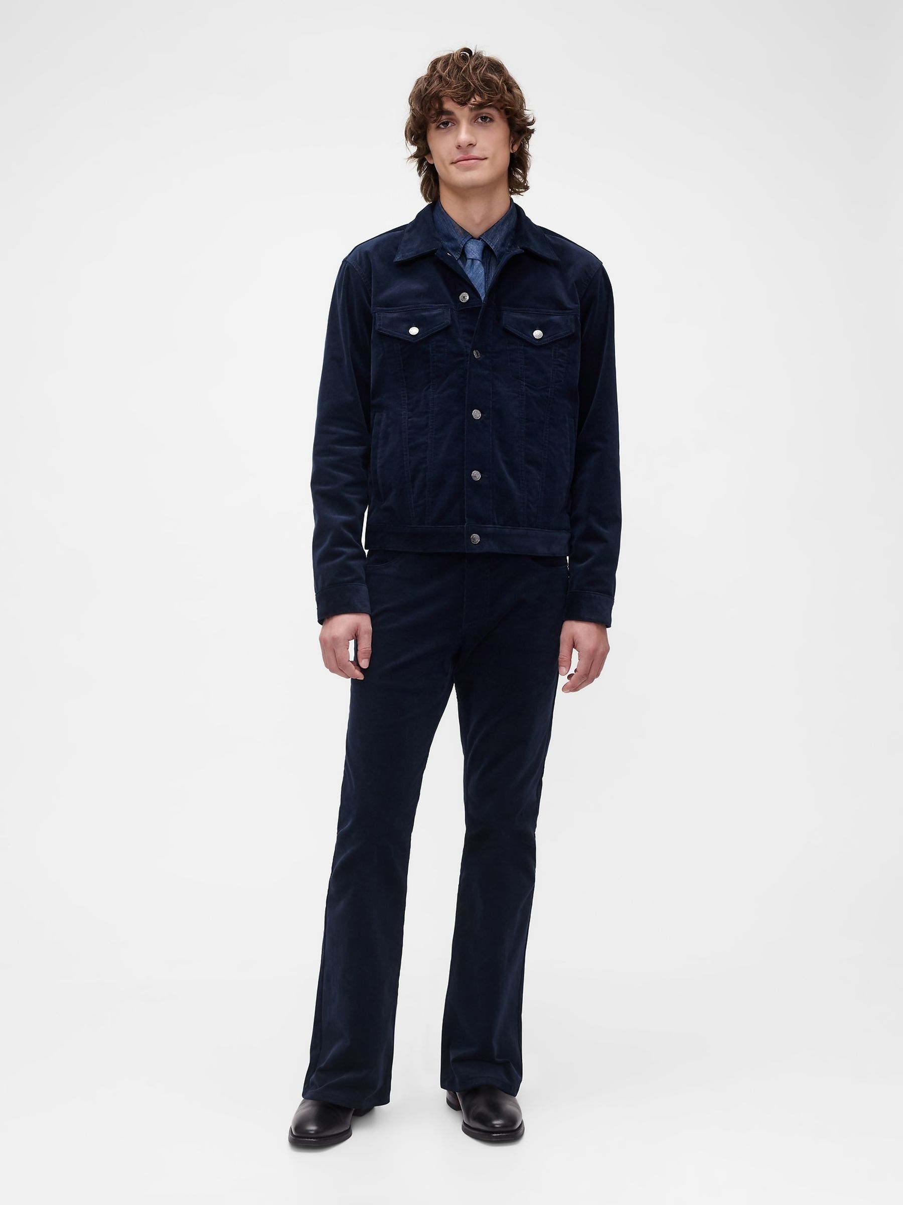 Buy GapStudio Blue Icon Corduroy Jacket from the Next UK online shop
