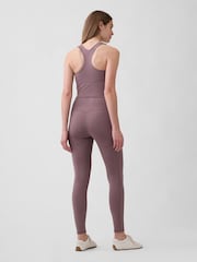 Gap Brown Sky High Studio Pocket Leggings - Image 2 of 5