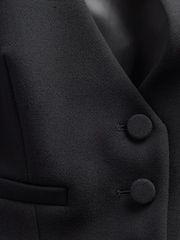 GapStudio Black Tuxedo Vest Waistcoat - Image 5 of 5