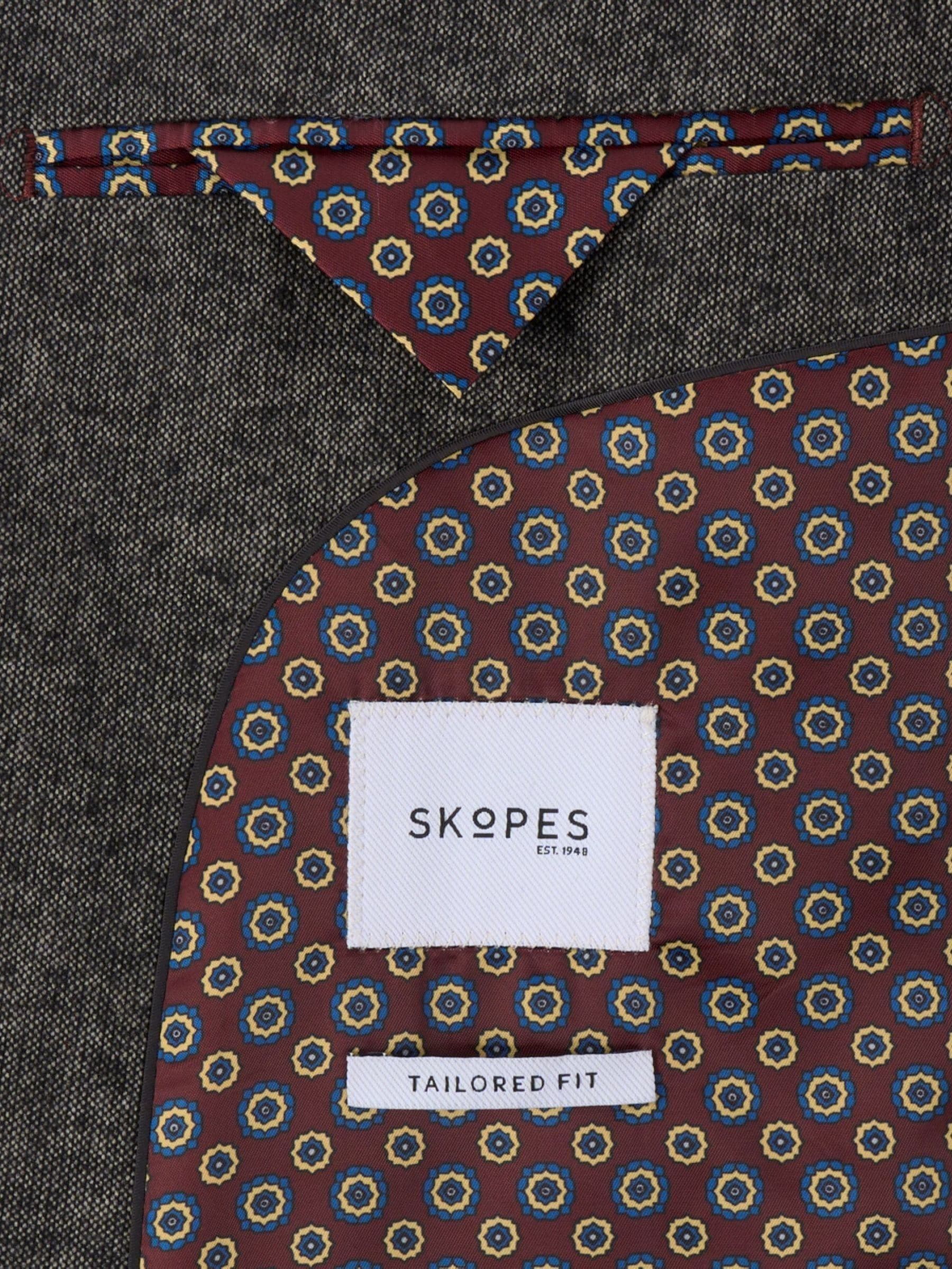 Buy Skopes Grey Fox Tailored Fit Textured Suit Jacket from Next USA
