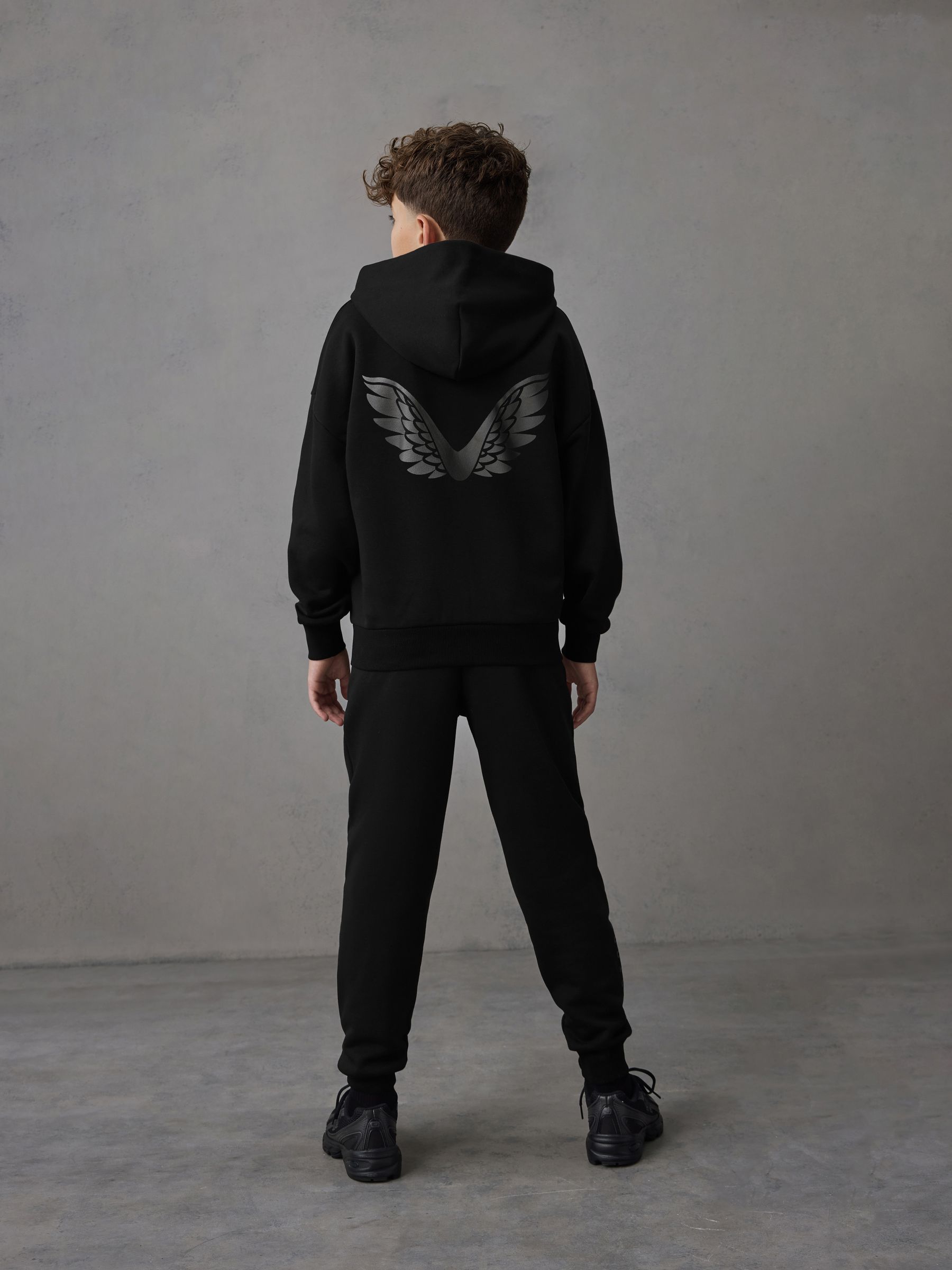 Buy Castore Black Oversized Hoodie and Joggers Set from the Next