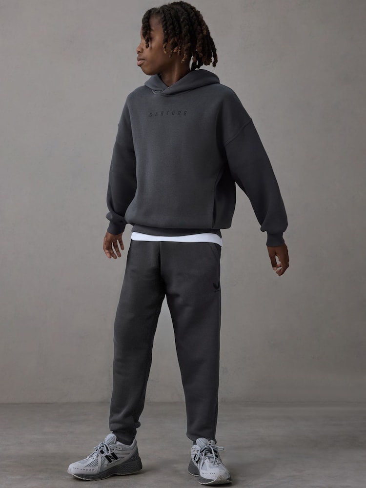 Castore Charcoal Grey Oversized Hoodie and Joggers Set - Image 1 of 4