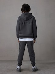 Castore Charcoal Grey Oversized Hoodie and Joggers Set - Image 2 of 4