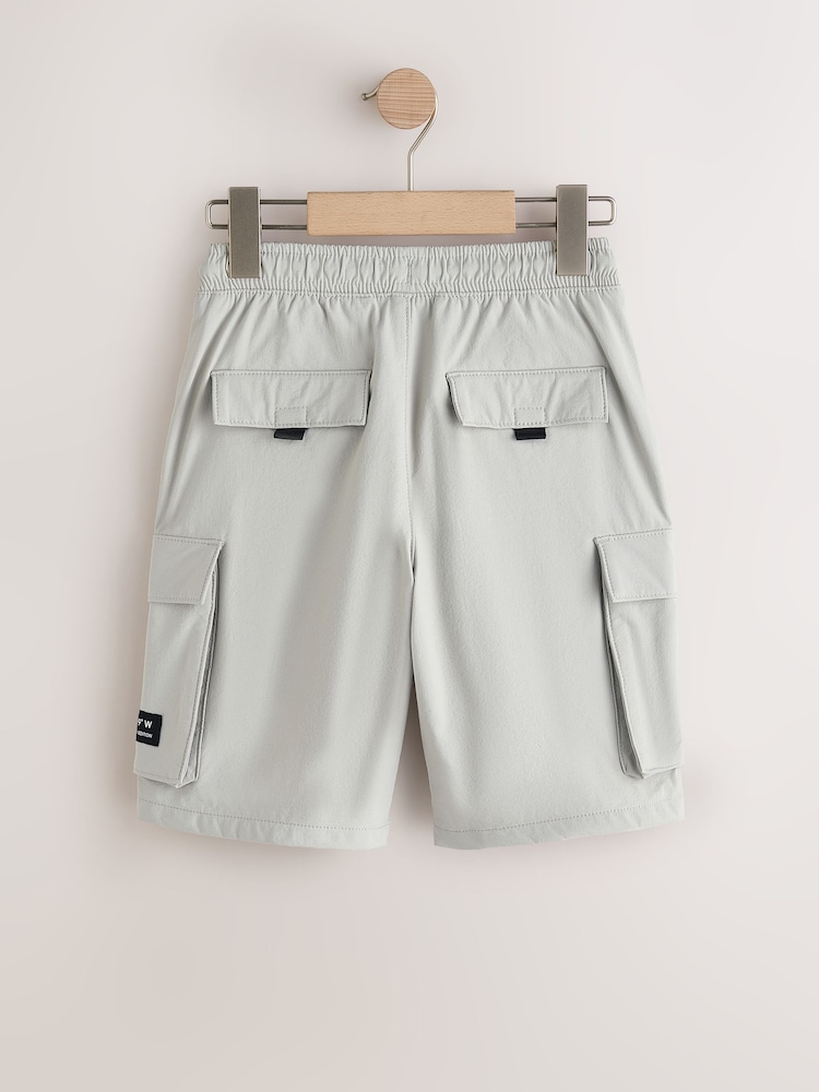 Grey Premium Cargo Shorts (3-16yrs) - Image 2 of 4