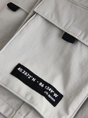 Grey Premium Cargo Shorts (3-16yrs) - Image 3 of 4