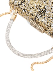 Dune London Metallic Beauti Clutch Bag - Image 3 of 5