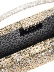 Dune London Metallic Beauti Clutch Bag - Image 4 of 5