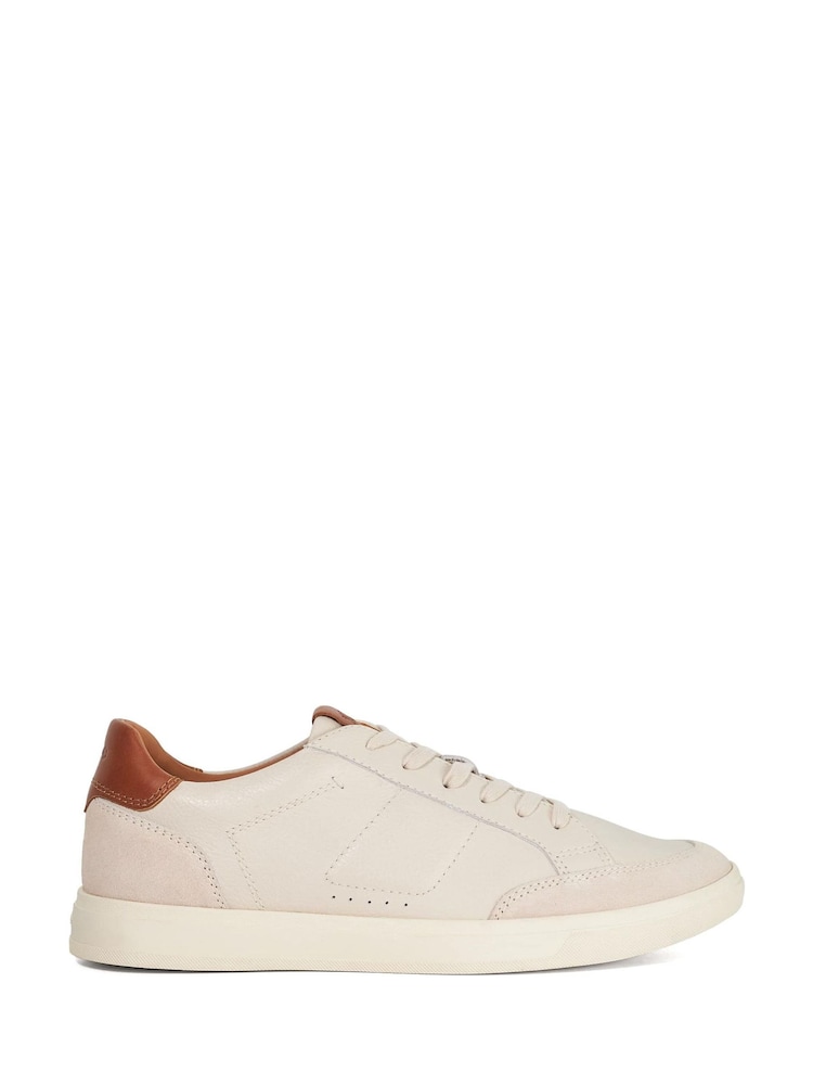 Dune London White Tabor Trainers - Image 1 of 5