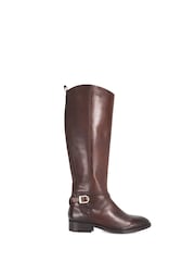 Dune London Brown Wf Talias Knee High Boots - Image 2 of 6