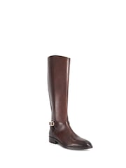 Dune London Brown Wf Talias Knee High Boots - Image 3 of 6