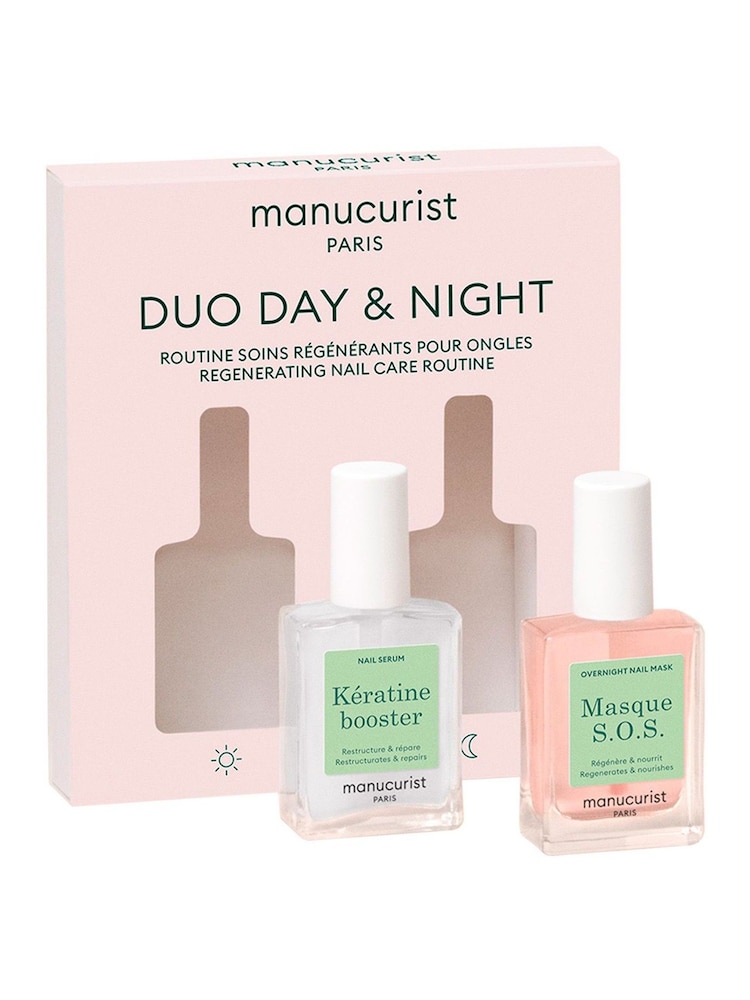 Manucurist Keratine Booster & SOS Masque Day and Night Duo Worth £30 - Image 1 of 4