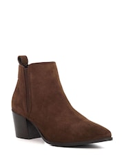 Dune London Brown Parlure Ankle Boots - Image 3 of 5