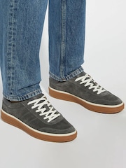 Dune London Grey Tony WF Trainers - Image 1 of 6