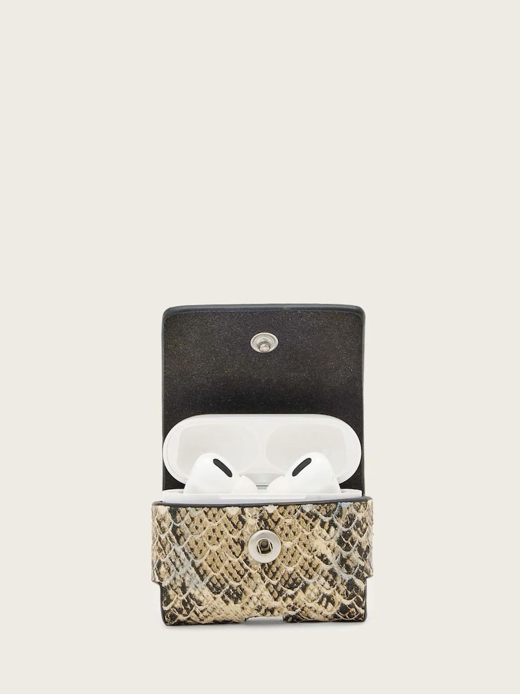 AllSaints White Snake Airpod Case - Image 1 of 3