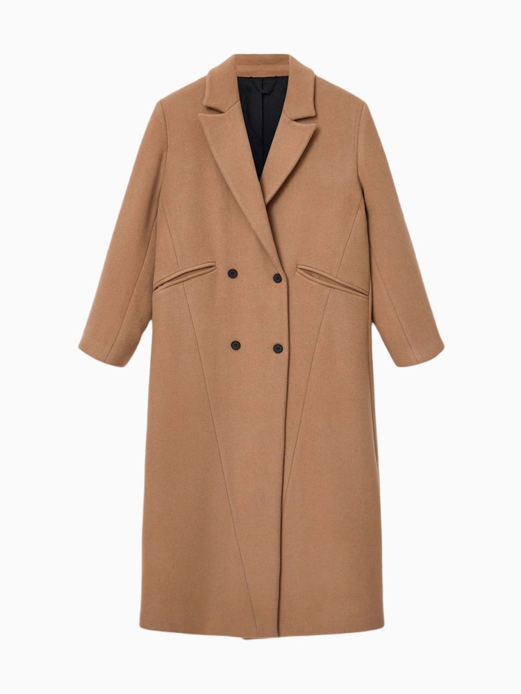 AllSaints Brown Nellie Coat - Image 6 of 6
