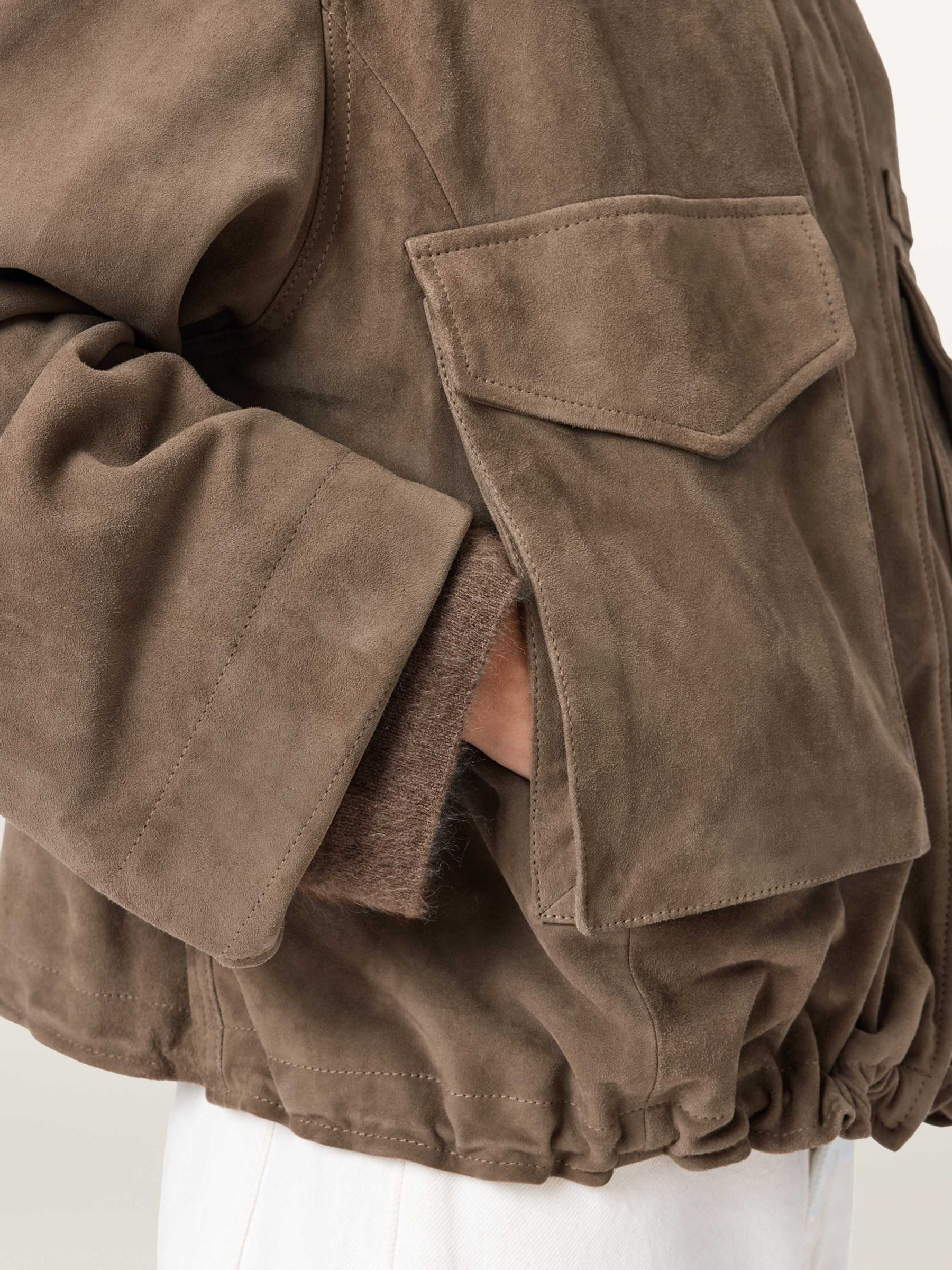 美品 na.e Suede Tailored Jacket 13636115-fba5-48ae-ad2e-