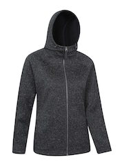 Gris oscuro - Sudadera con capucha y cremallera de mujer Nevis de Mountain Warehouse - Imagen 2 de 5