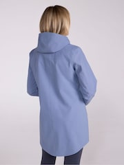 Mountain Warehouse Blue Womens April Longline Waterproof Jacket - Image 2 of 4