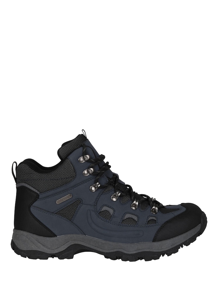 Mountain Warehouse Coral Blue Adventurer Mens Waterproof Walking Boots - Image 1 of 7 Mountain Warehouse Coral Blue Adventurer Mens Waterproof Walking Boots - Image 1 of 7