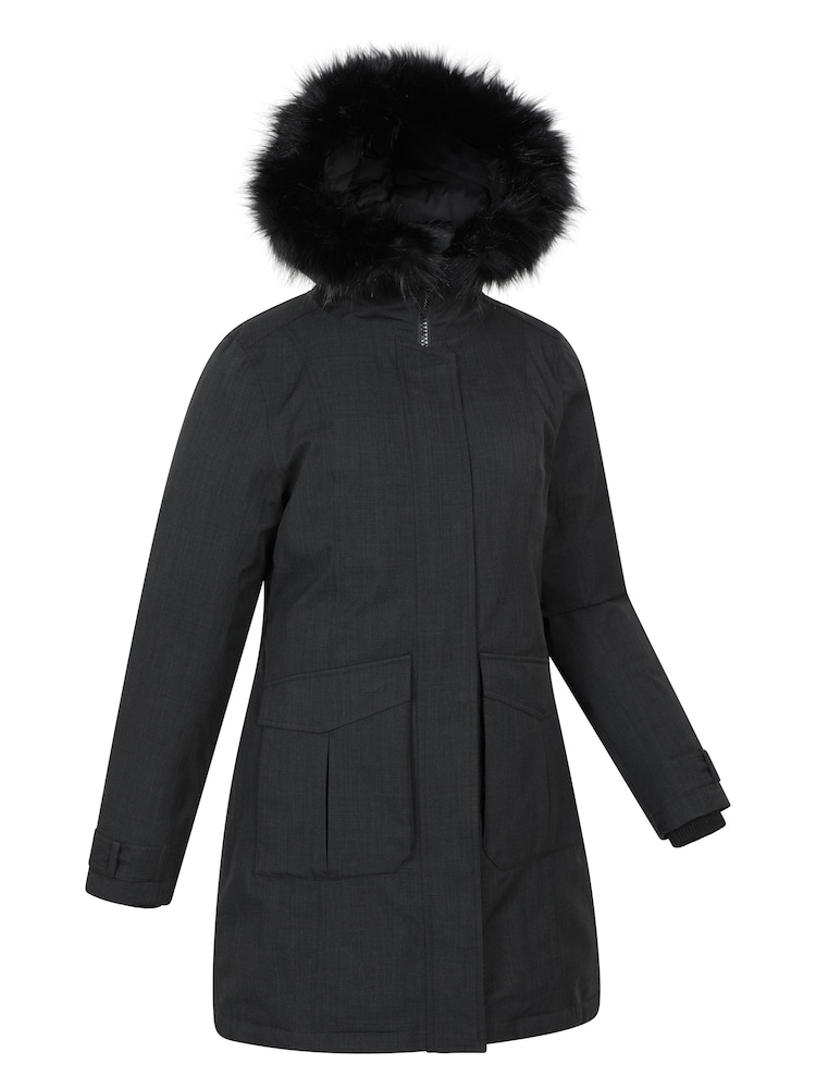 Mountain Warehouse Black Aurora Extreme Womens Down Waterproof Jacket - Image 2 of 5 Mountain Warehouse Black Aurora Extreme Womens Down Waterproof Jacket - Image 2 of 5