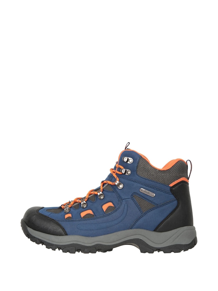 Mountain Warehouse Light Blue Adventurer Mens Waterproof Walking Boots - Image 2 of 5 Mountain Warehouse Light Blue Adventurer Mens Waterproof Walking Boots - Image 2 of 5