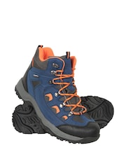 Mountain Warehouse Light Blue Adventurer Mens Waterproof Walking Boots - Image 4 of 5