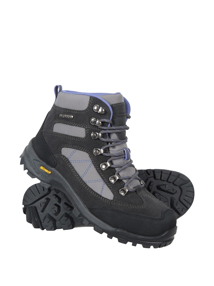 Mountain Warehouse Grey Storm Womens IsoGrip Waterproof Hiking Boots - Image 6 of 6