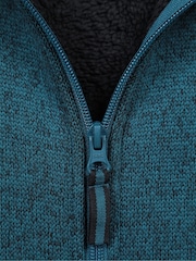 Azul - Mountain Warehouse Nevis II Mens Fur Lined Hoodie - Imagen 9 de 9