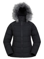 Mountain Warehouse Black Isla Short Extreme Down Jacket - Image 1 of 5