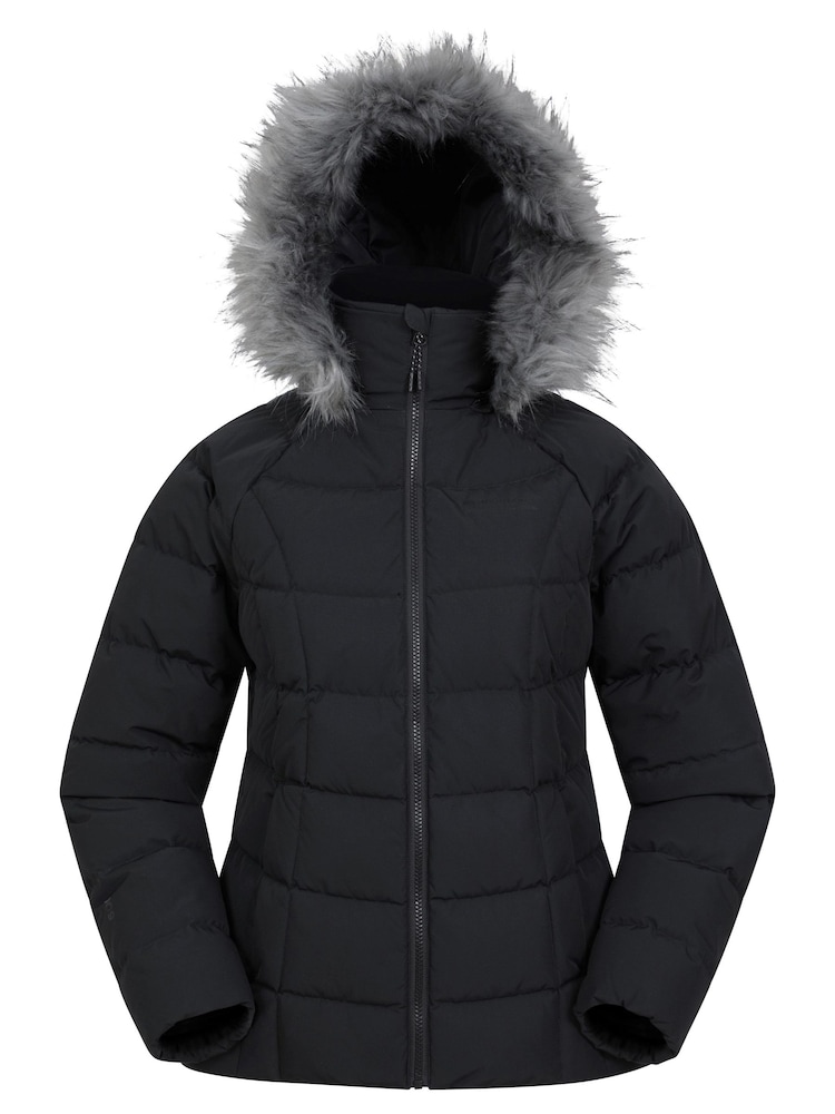 Mountain Warehouse Black Isla Short Extreme Down Jacket - Image 1 of 5