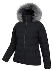 Mountain Warehouse Black Isla Short Extreme Down Jacket - Image 3 of 5