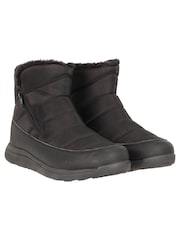 Mountain Warehouse Black Boston Fleece-Lined Womens Boots - Image 1 of 8