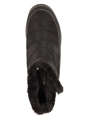 Mountain Warehouse Black Boston Fleece-Lined Womens Boots - Image 5 of 8