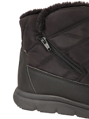 Mountain Warehouse Black Boston Fleece-Lined Womens Boots - Image 6 of 8