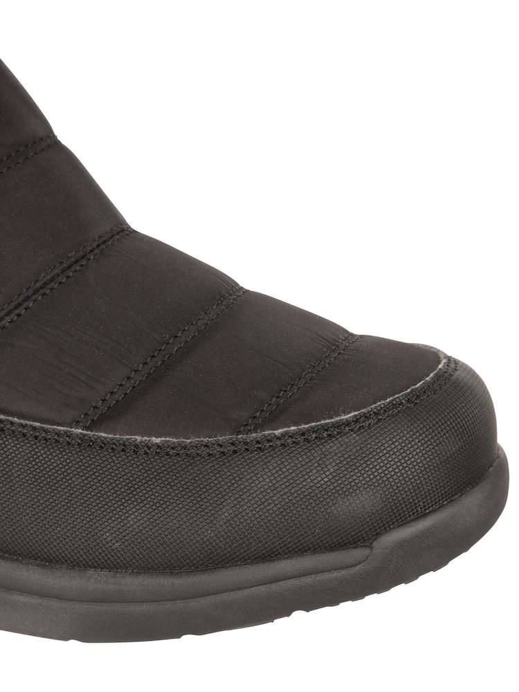 Mountain Warehouse Black Boston Fleece-Lined Womens Boots - Image 8 of 8