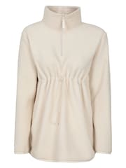 Mountain Warehouse Natural Cosy Maternity Borg Half-Zip Fleece - Image 3 of 7