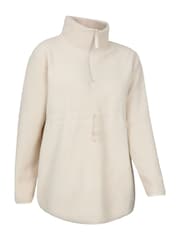 Mountain Warehouse Natural Cosy Maternity Borg Half-Zip Fleece - Image 4 of 7