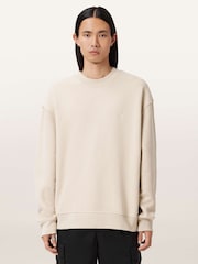 AllSaints Brown Haven Crew Neck Sweatshirt - Image 1 of 8