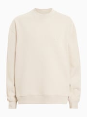 AllSaints Brown Haven Crew Neck Sweatshirt - Image 7 of 8