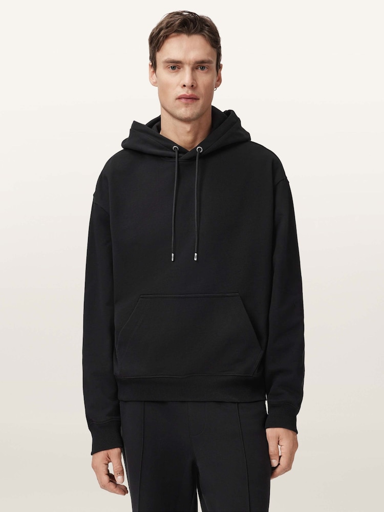 AllSaints Black Milo Oth Hoodie - Image 1 of 10 AllSaints Black Milo Oth Hoodie - Image 1 of 10